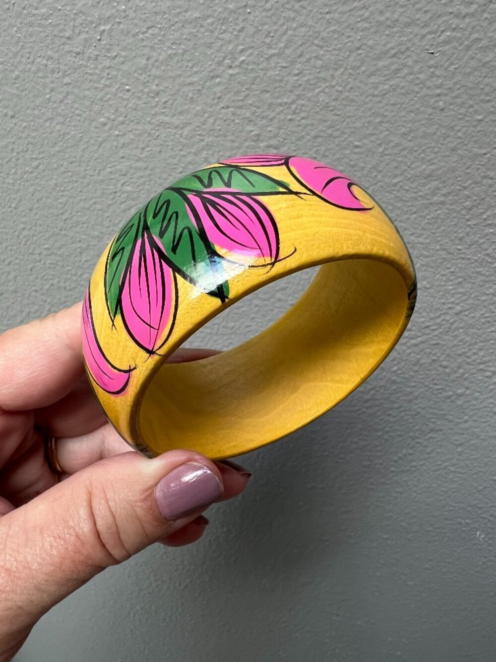 Wooden Painted Bangle